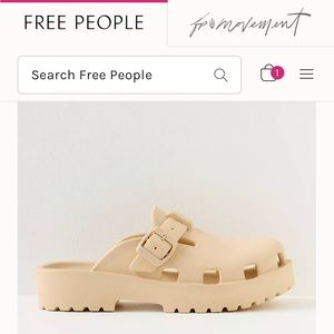 Free People Katie Buckle Clogs